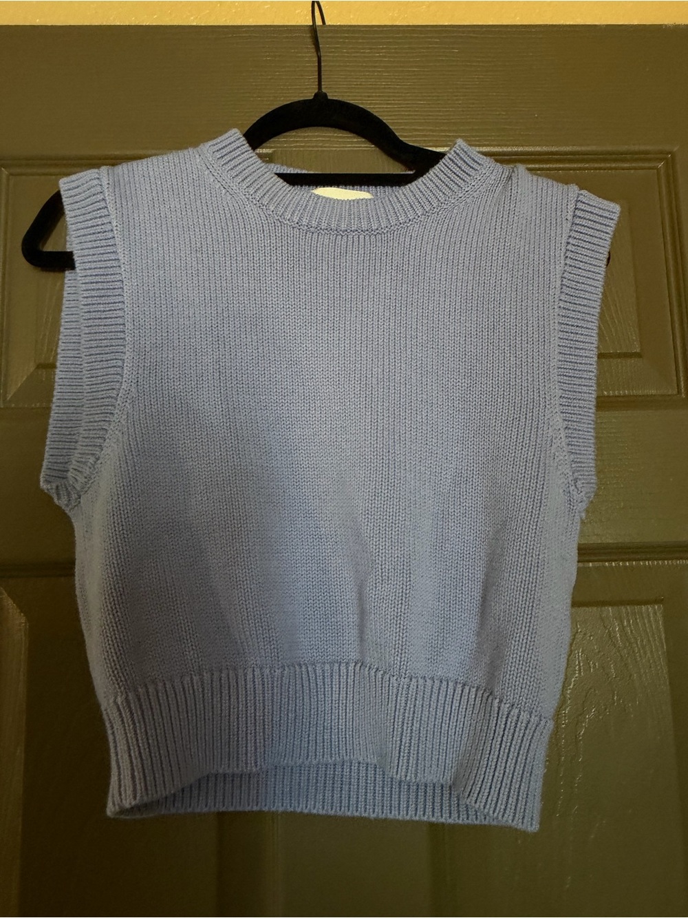 Wilfred Pale Blue Ribbed Knit Tank